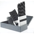 29 Piece Set 1/16" to 1/2" 64th Taper Length Oxide DRILL BIT HSS Speed Steel USA 8095