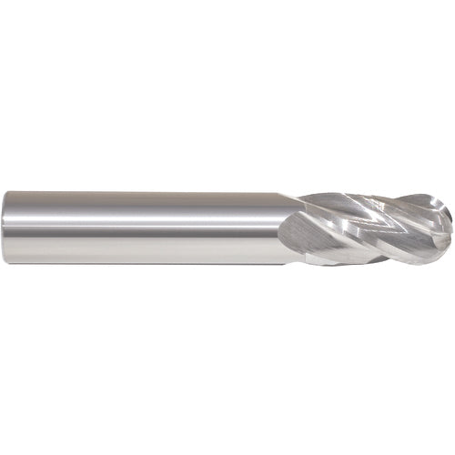1/8" Solid Carbide 4 Flute BALL NOSE END MILL Standard Length USA HTC 135-4125