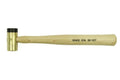 8 oz Brass Hammer w Delrin Tip Hickory Handle Grace USA BH-8DT