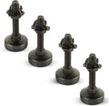 Black Zinc Leveling Feet Furniture Table Project 3/8 Non-Skid Prong T-Nut