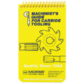 Machinist's Guide For Carbide Tooling Pocket Manual Yellow Morse Handbook
