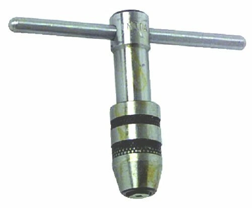 3 Piece Tap Wrench Set T-Handle Plain Style #0 to 1/2" Hardened Jaws