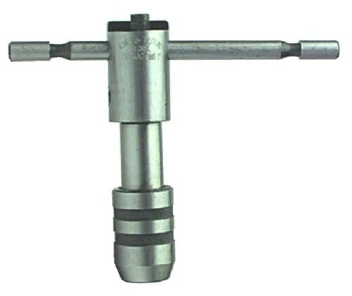 3 Piece Tap Wrench Set Reversible Ratchet Set T-Handle Hardened Jaws Tapping