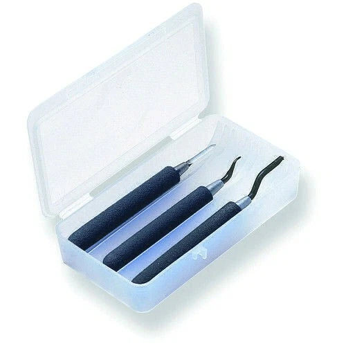 FT3000 NOGA 3 Piece Micro Deburring Set Right Handed Burr LS Tool