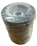 4-1/2" x 7/8" Jumbo Flap Discs 80 Grit Zirconia 29 G40303 Garryson 10 Pack Sleeve
