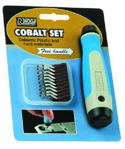 NG8100 NOGA N Cobalt Deburring Tool N 20 Piece Set Plastic Hard Metal Made In Israel