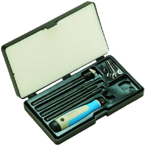 NG9200 NOGA Bronze Uni-kit Machinist's Deburring Set Deburr Tool Kit