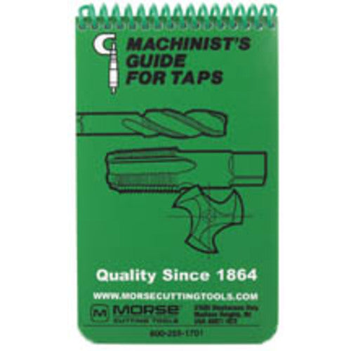 Machinist's Guide for Taps MORSE Pocket Manual Handbook Green Book