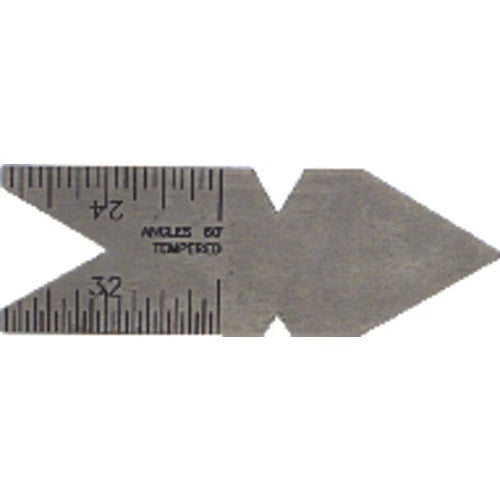Screw & Center Pitch Gauge Fishtail 60 Degree US Thread Tool Lathe Setup V