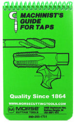 Machinist's Guide for Taps MORSE Pocket Manual Handbook Green Book